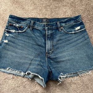 Abercrombie Annie High Rise Denim shorts